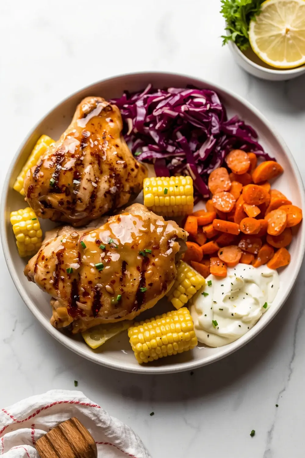 4th of july grilled chicken crowd