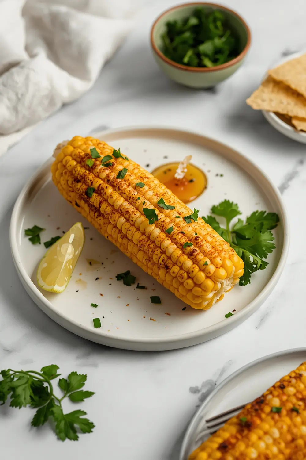 4th of july grilled corn crowd
