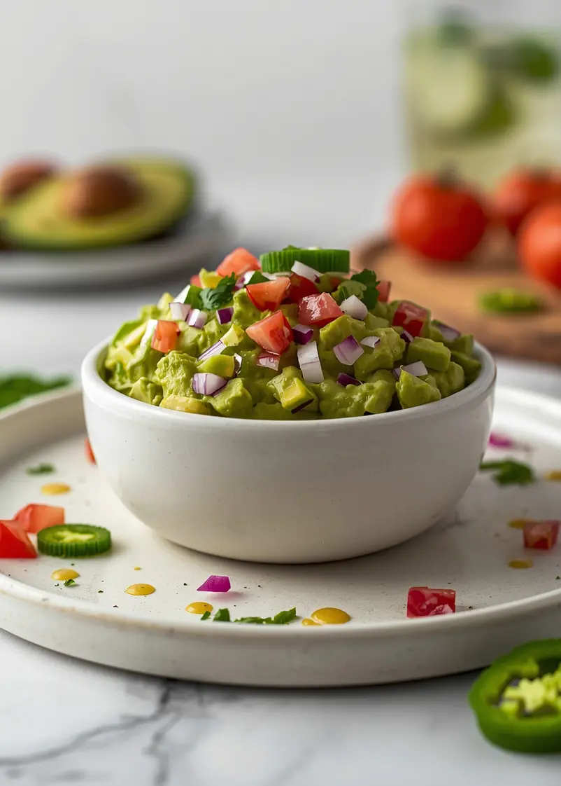 4th of july guacamole crowd ready to serve