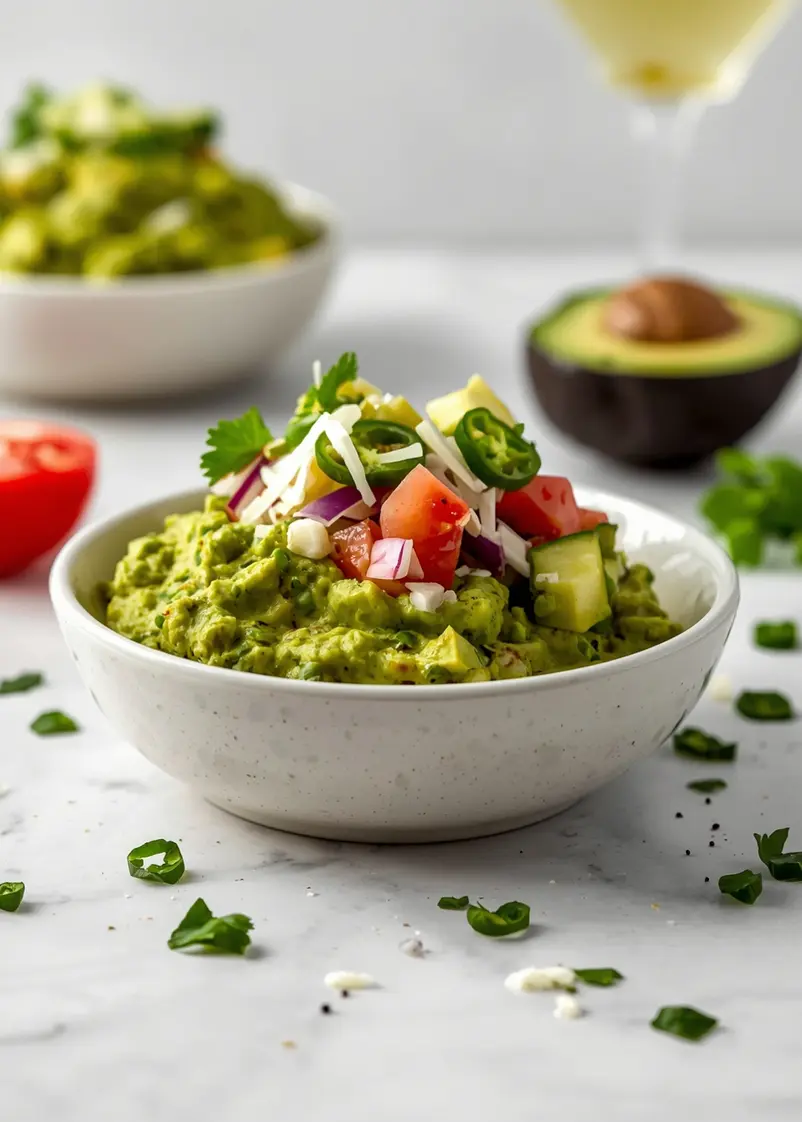 4th of july guacamole crowd ready to serve