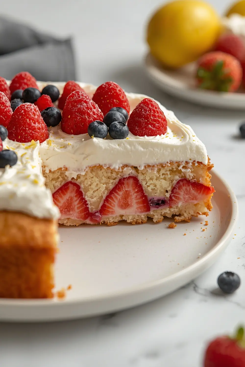 4th of july poke cake crowd
