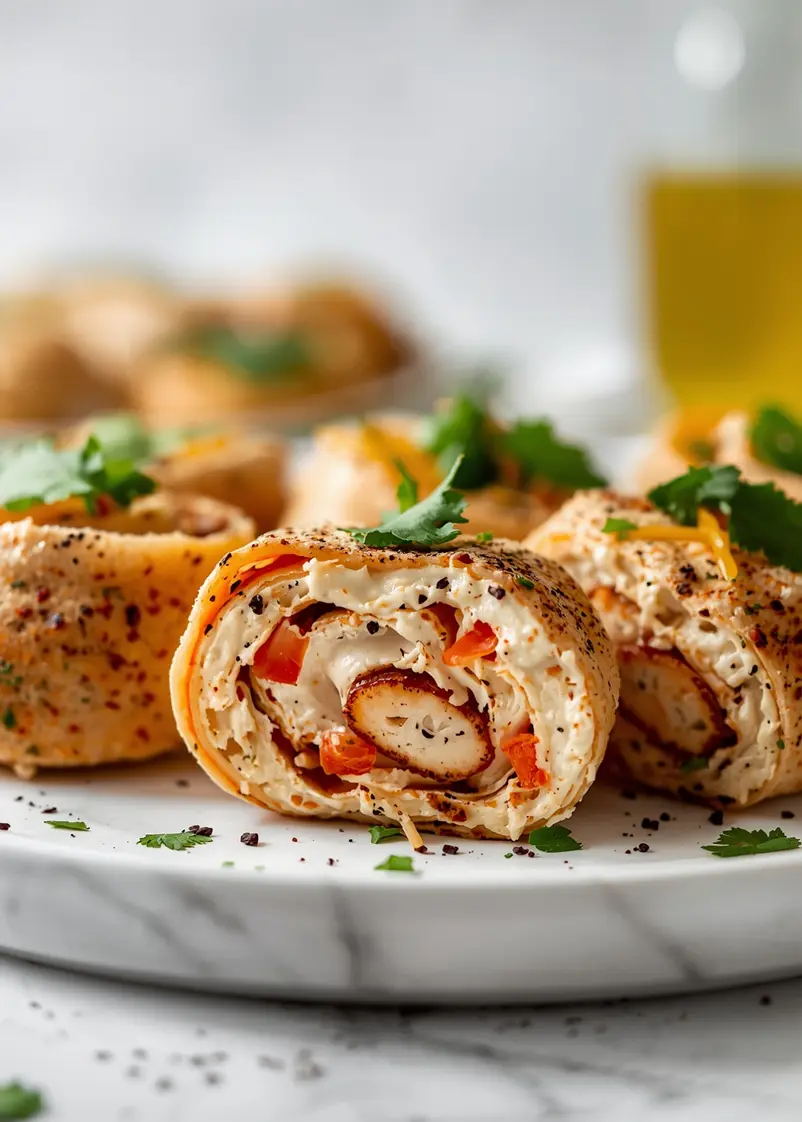 4th of july tortilla pinwheels crowd ready to serve
