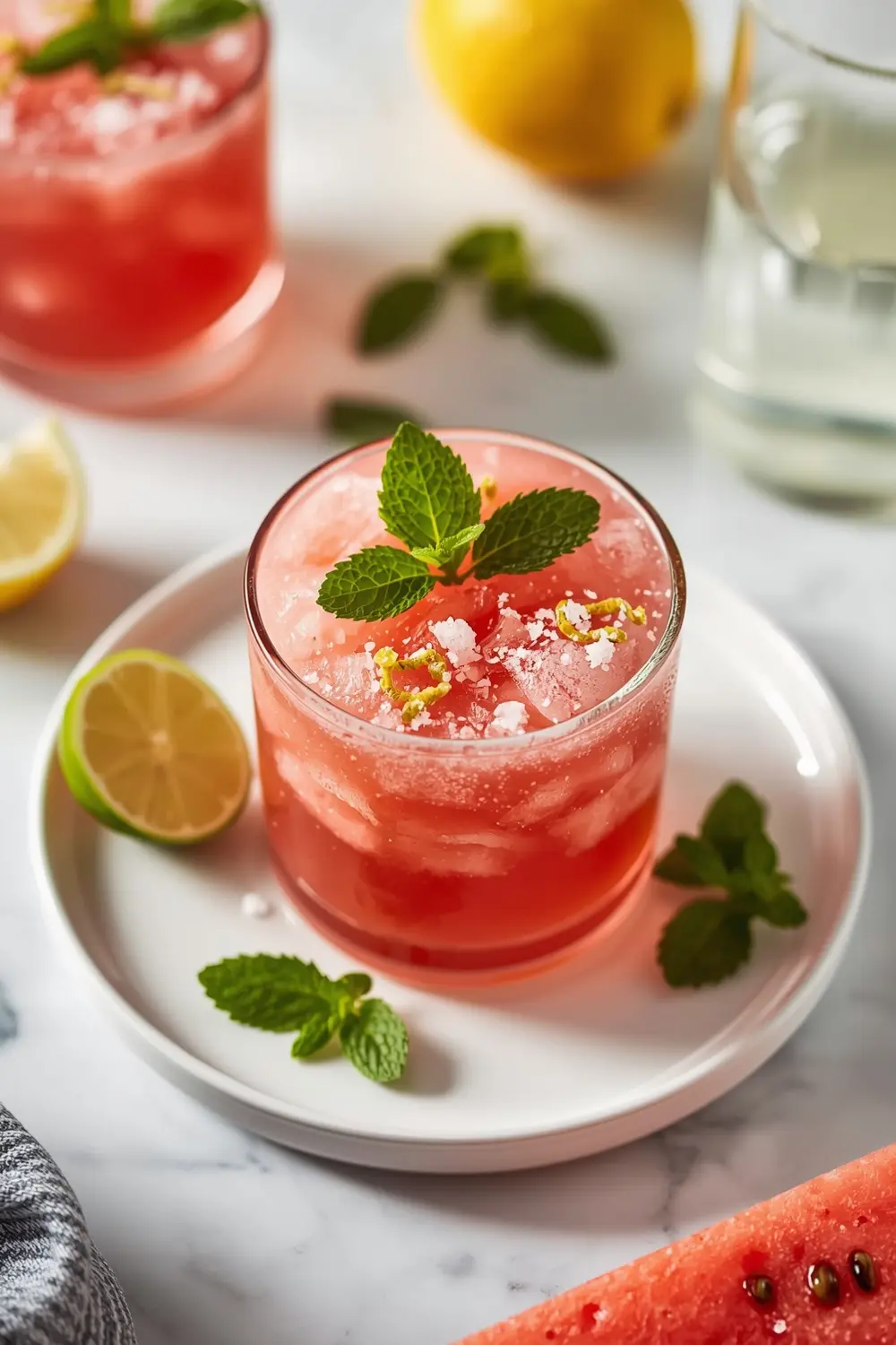 4th of july watermelon slushie crowd