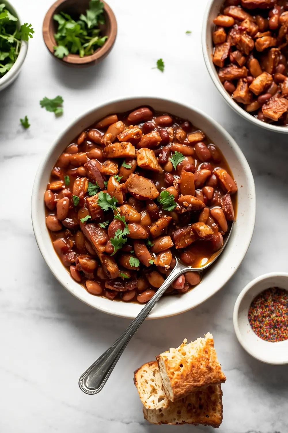 BBQ baked beans crowd summer