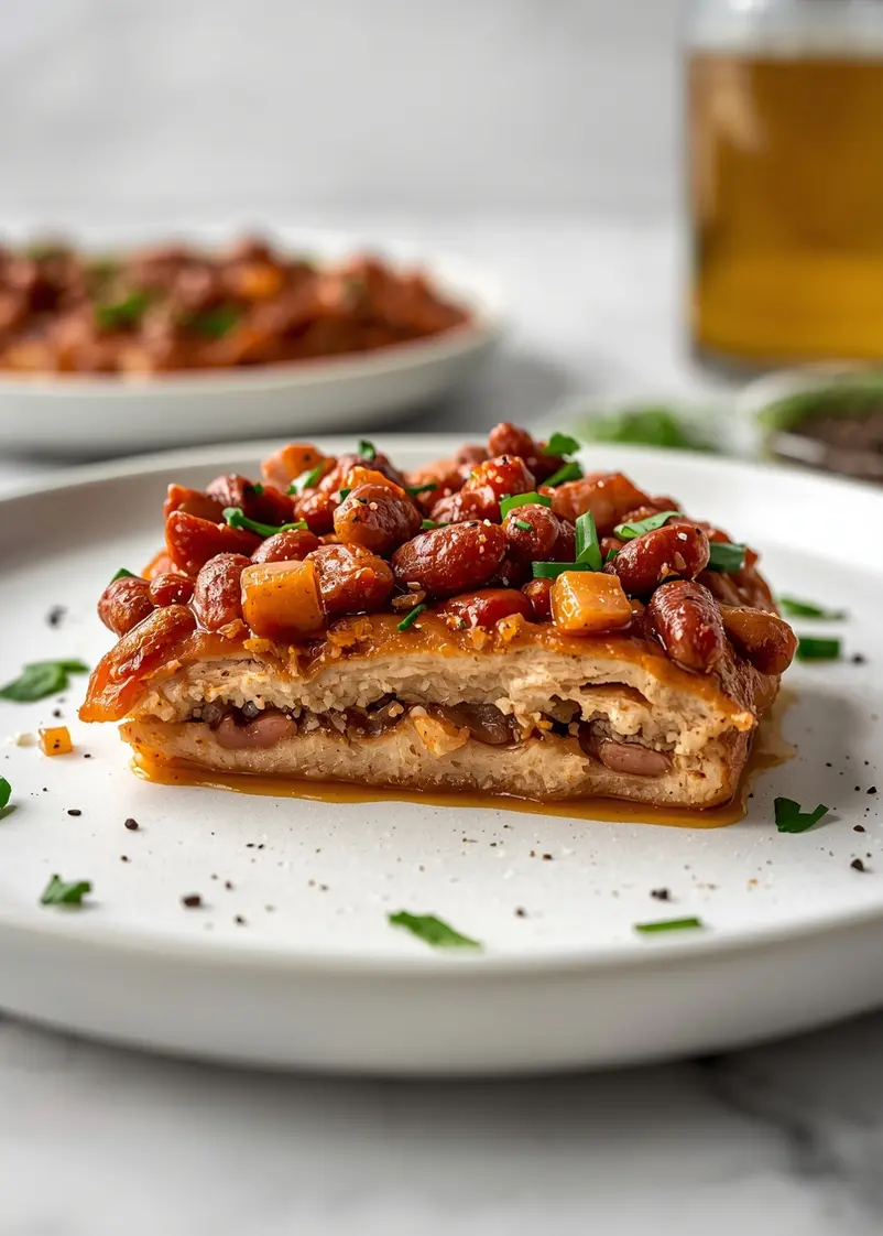 BBQ baked beans crowd summer ready to serve