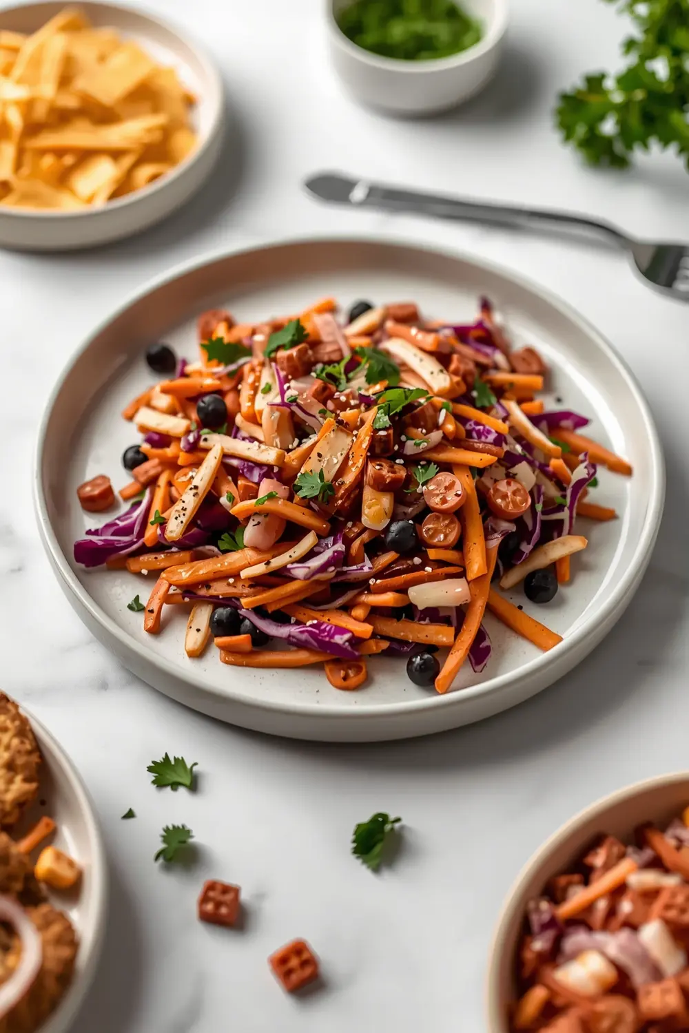 BBQ coleslaw crowd summer