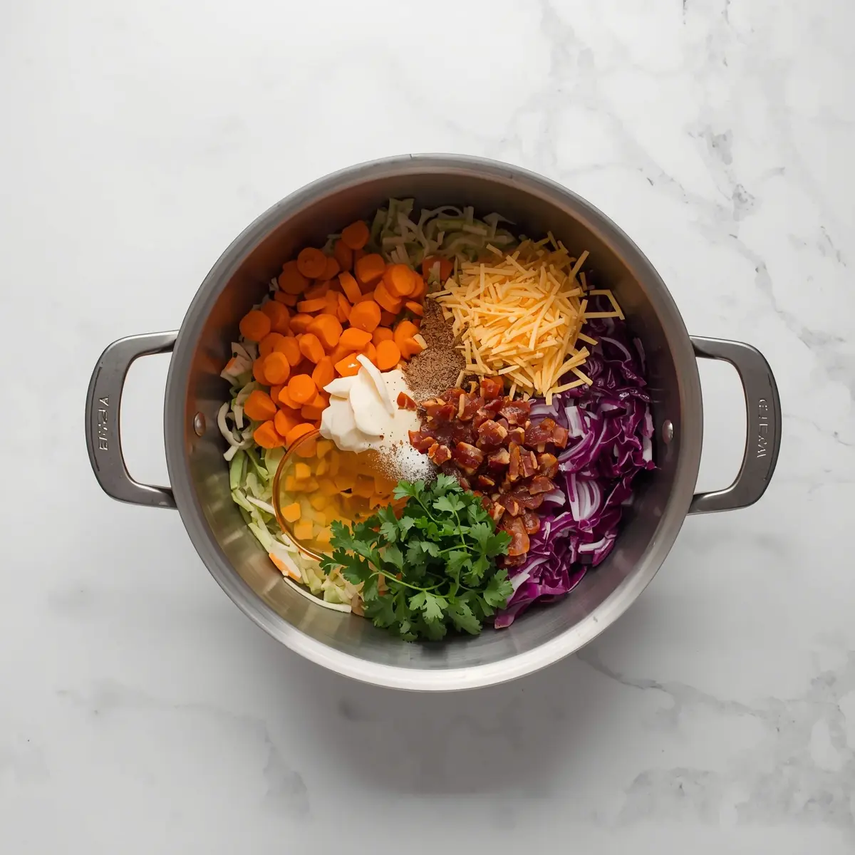 Cooking instructions for BBQ coleslaw crowd summer