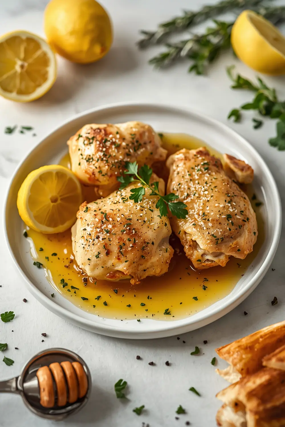 baked lemon herb chicken crowd summer