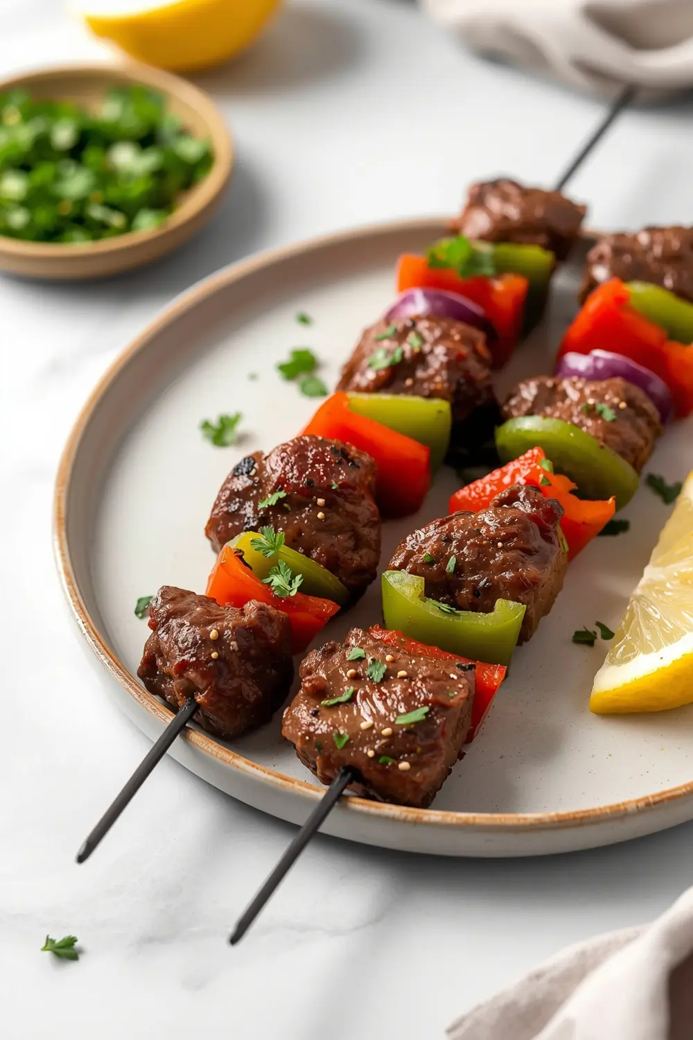 beef kabobs crowd summer grilling