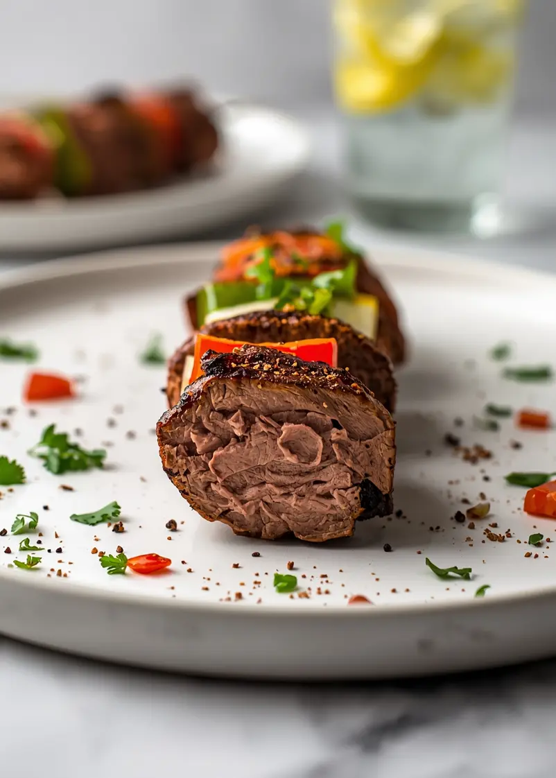 beef kabobs crowd summer grilling ready to serve
