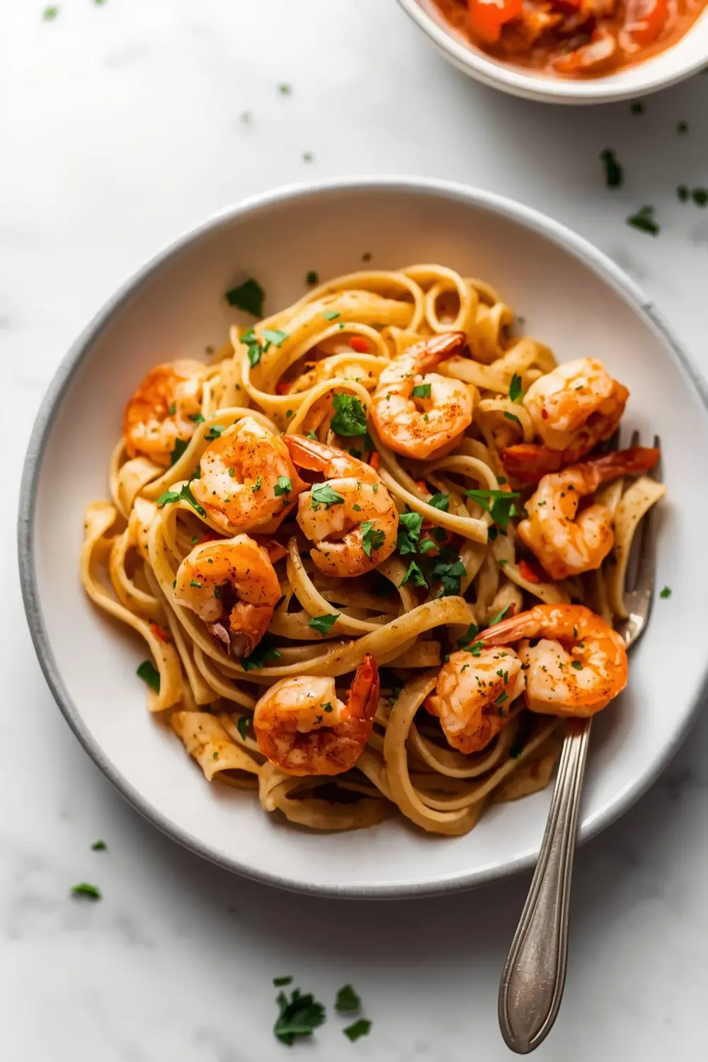 cajun shrimp pasta crowd summer