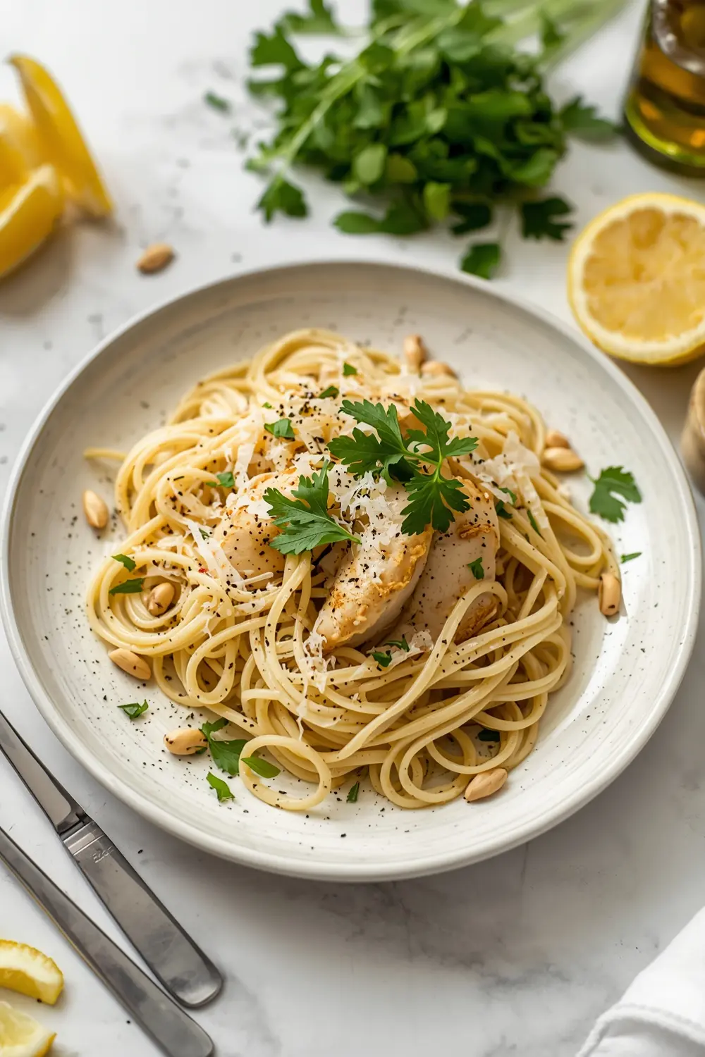 cold lemon pasta crowd summer