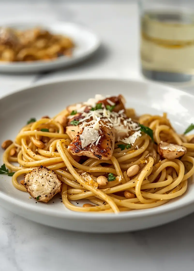 cold lemon pasta crowd summer ready to serve