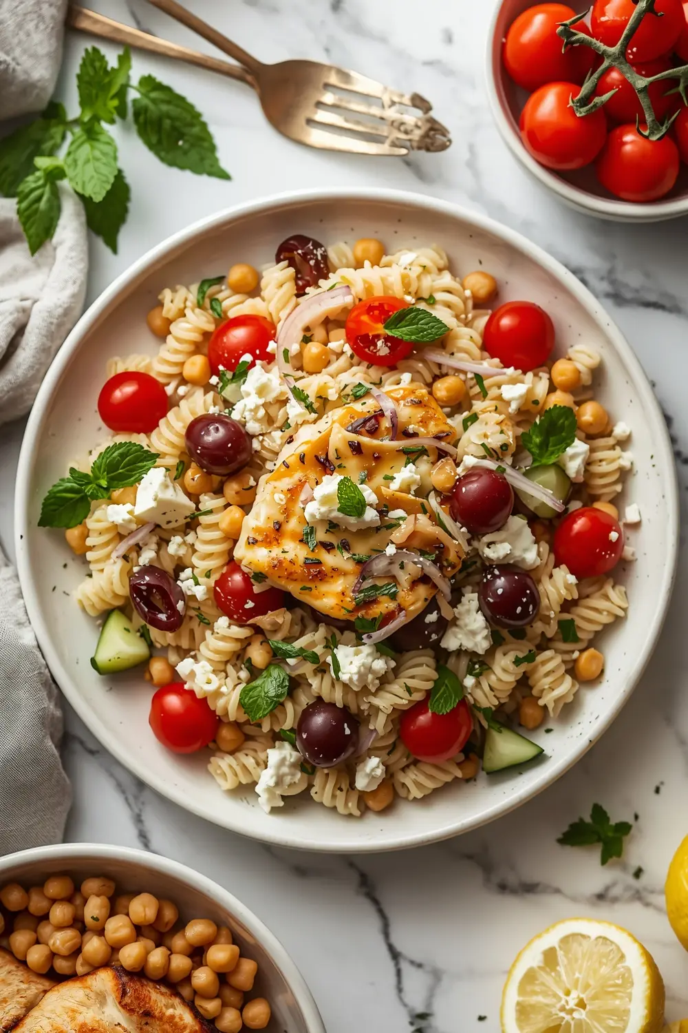 cold orzo salad crowd summer