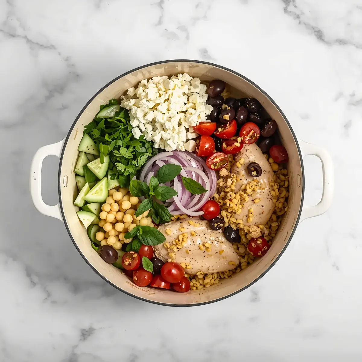 Cooking instructions for cold orzo salad crowd summer