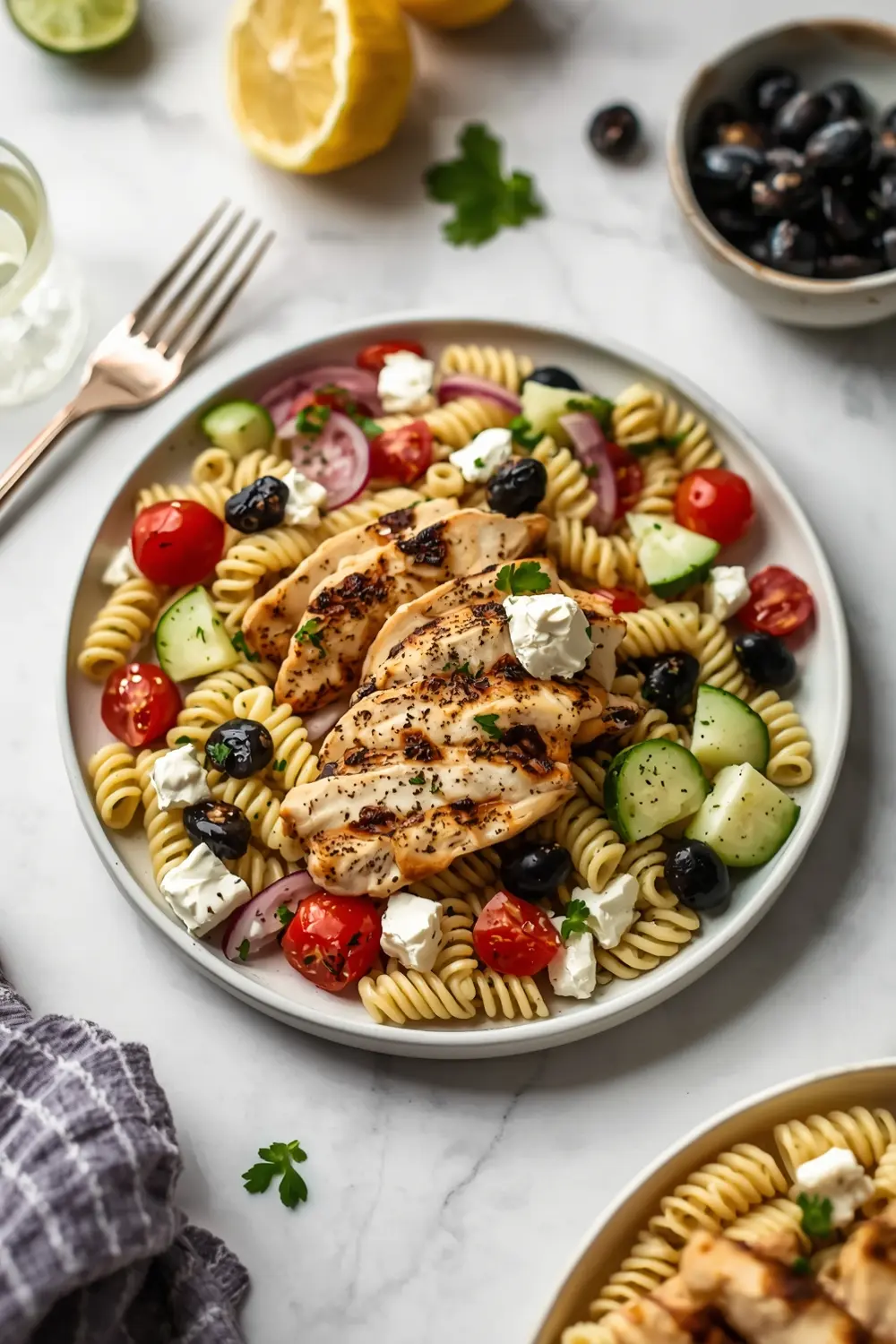 cold pasta salad crowd summer