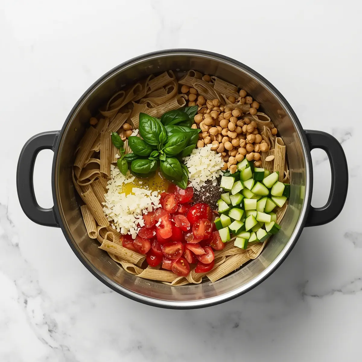 Cooking instructions for cold pesto pasta crowd summer