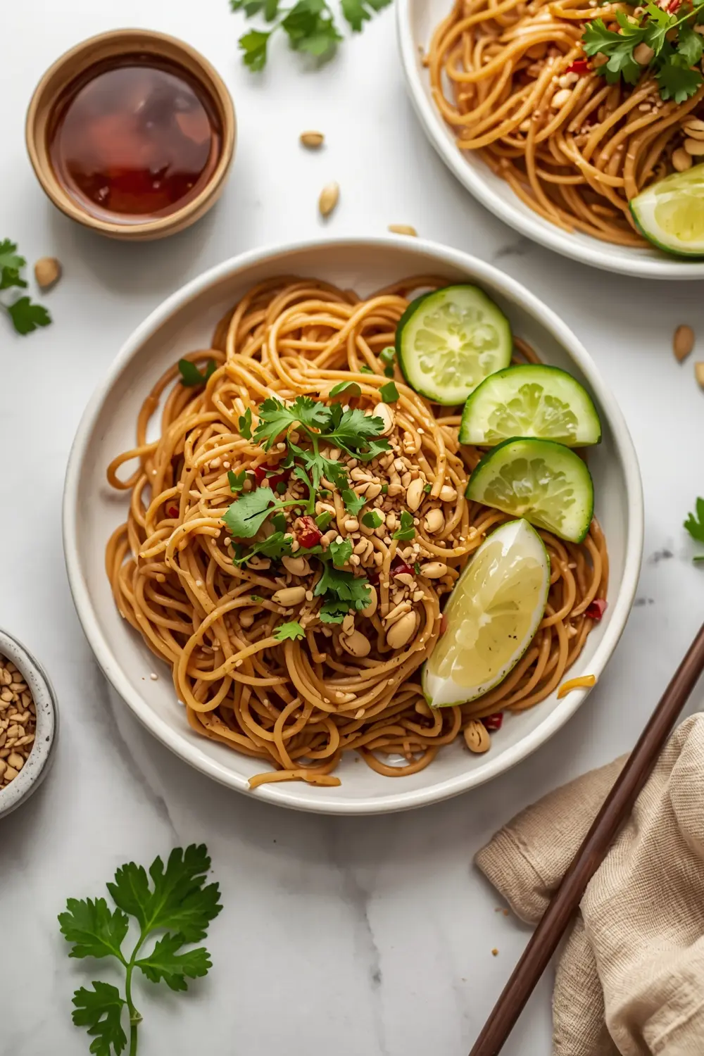 cold sesame noodles crowd summer