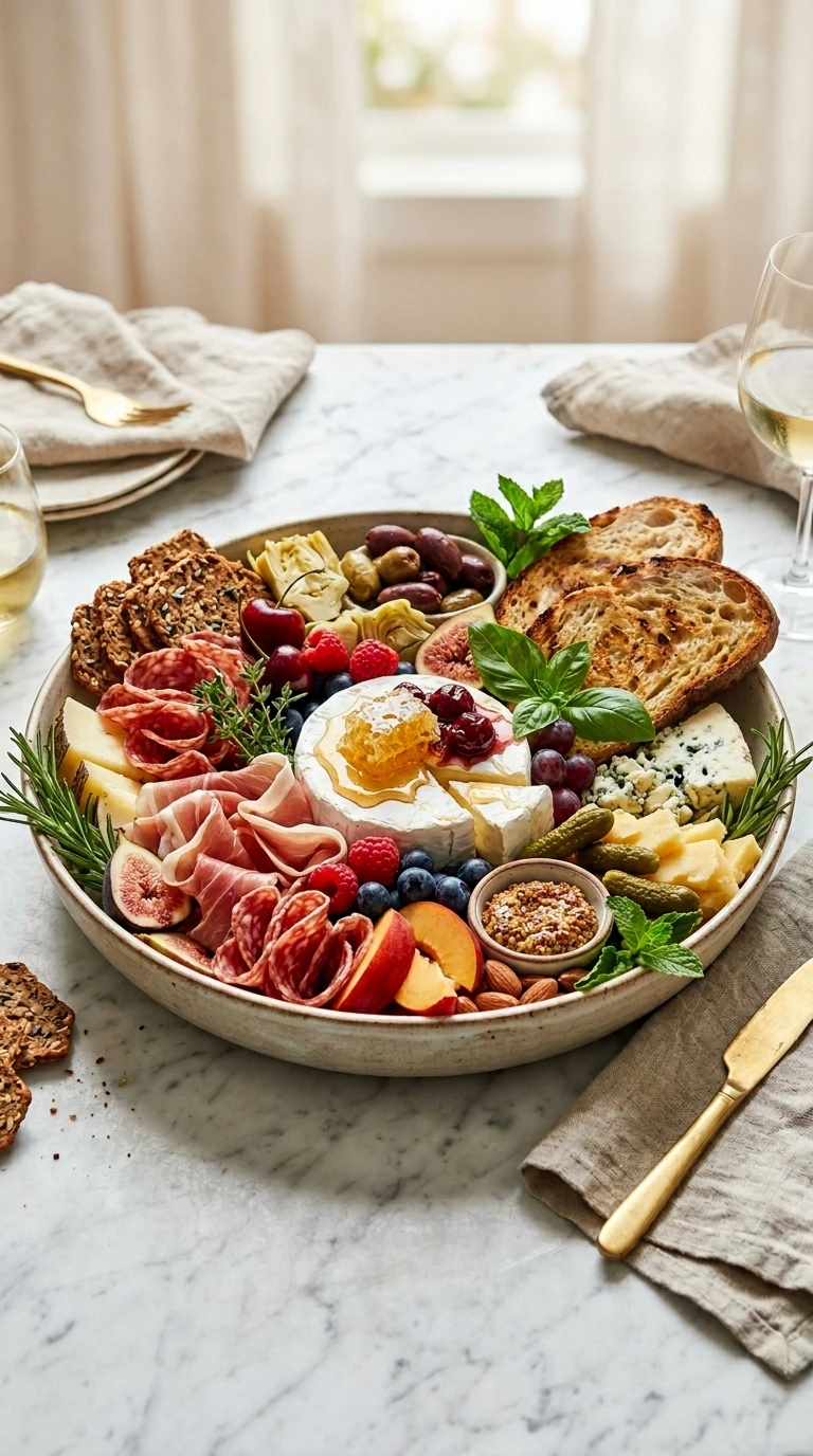 Summer Charcuterie Board That the Whole Crowd Grazes on All Party Long