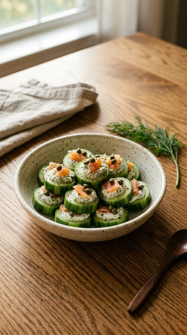 Summer Cucumber Bites That Disappear From Every Party Platter in Minutes