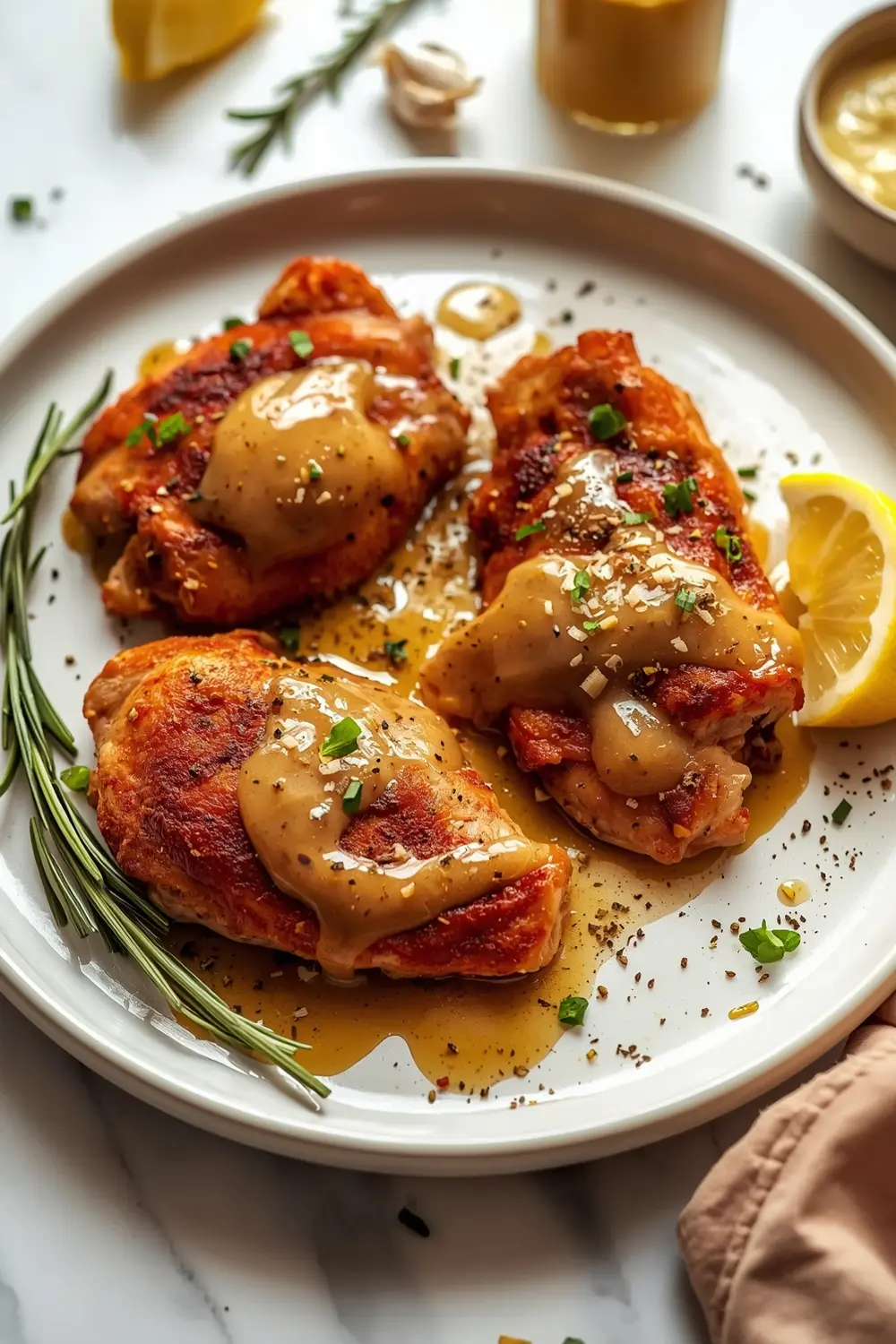 honey mustard baked chicken crowd
