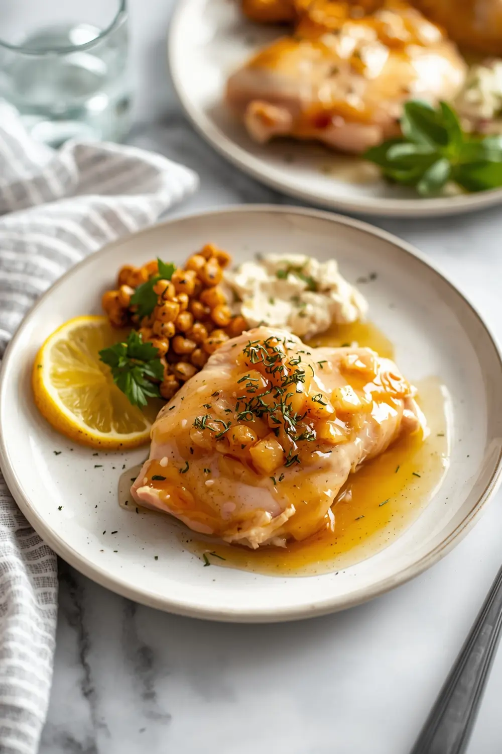 lemon chicken crowd summer dinner