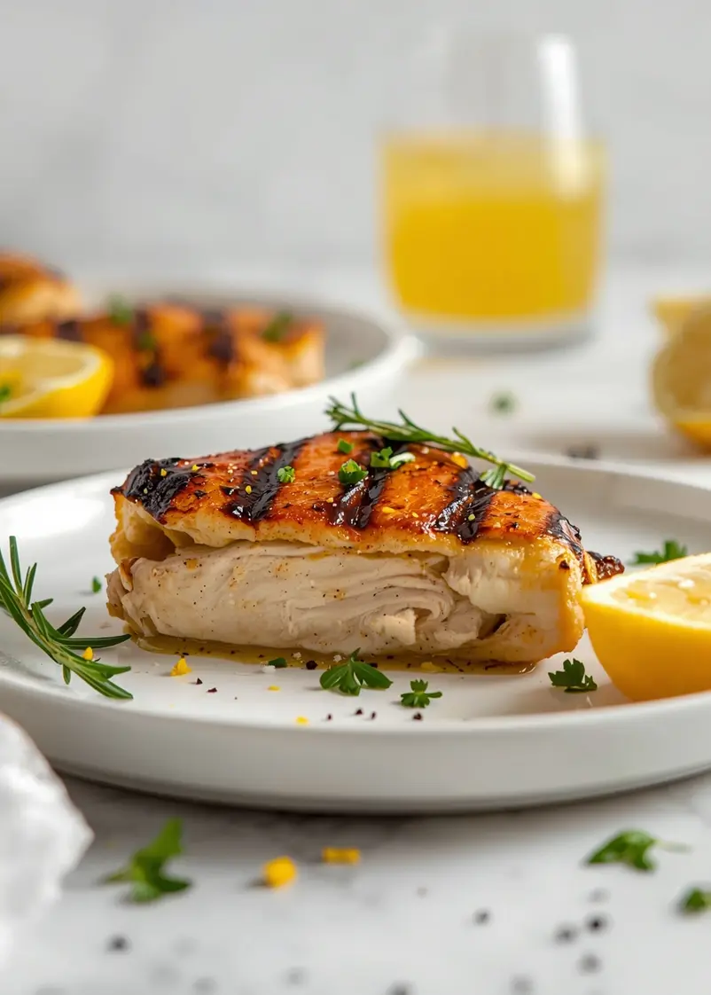 lemon herb grilled chicken crowd recipe ready to serve