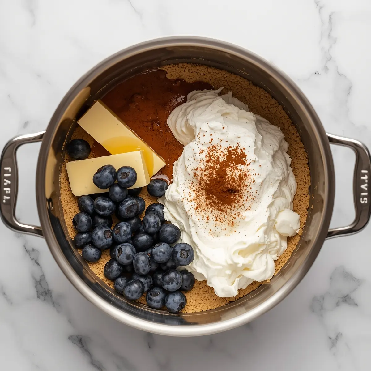 Cooking instructions for no bake blueberry cream pie crowd