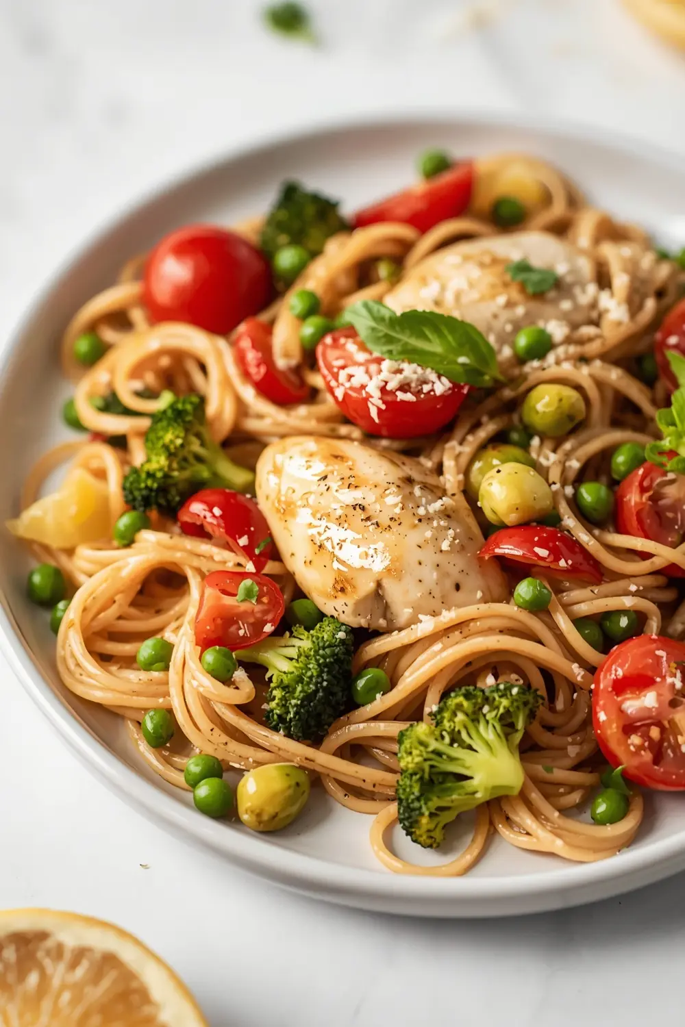 pasta primavera crowd summer