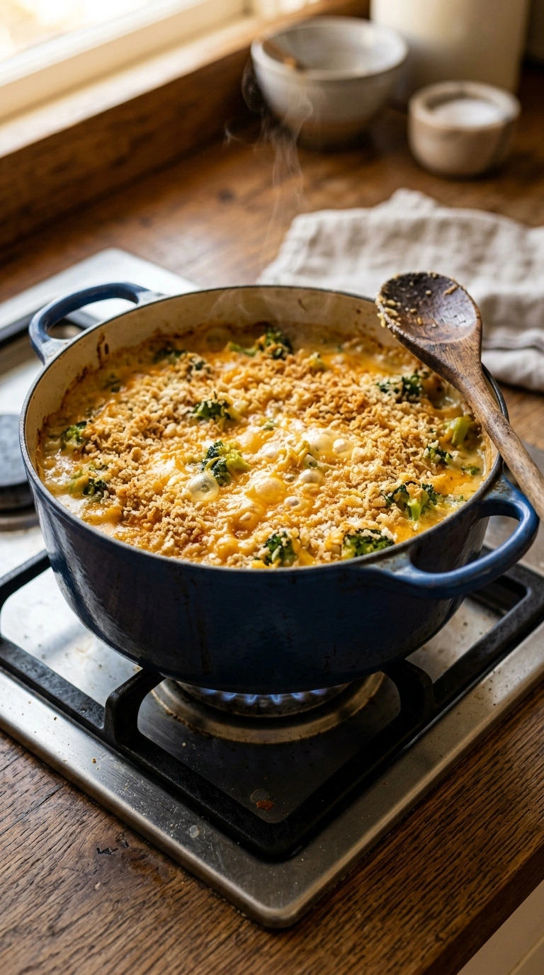 Cooking instructions for summer broccoli casserole crowd