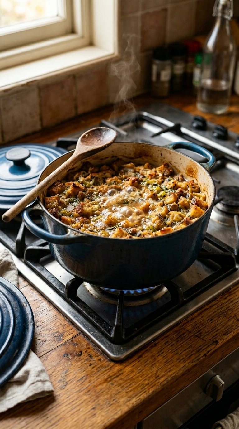 Cooking instructions for thanksgiving stuffing crowd