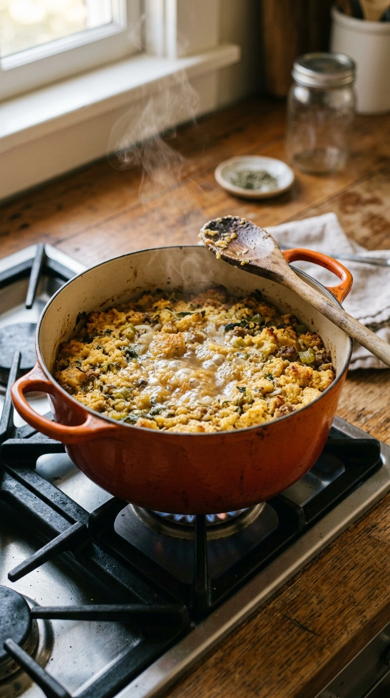 Cooking instructions for thanksgiving cornbread stuffing crowd