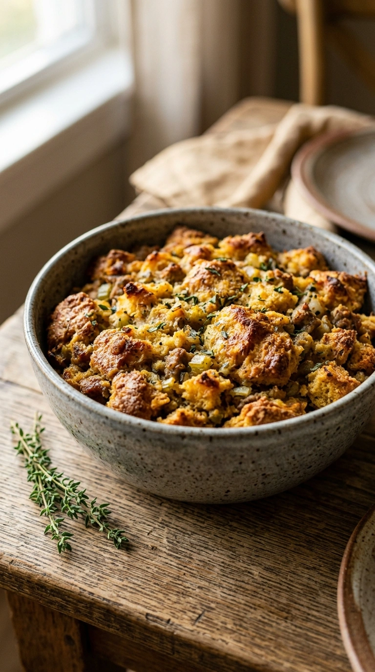 Cornbread Stuffing the Whole Crowd Will Rave About at Thanksgiving
