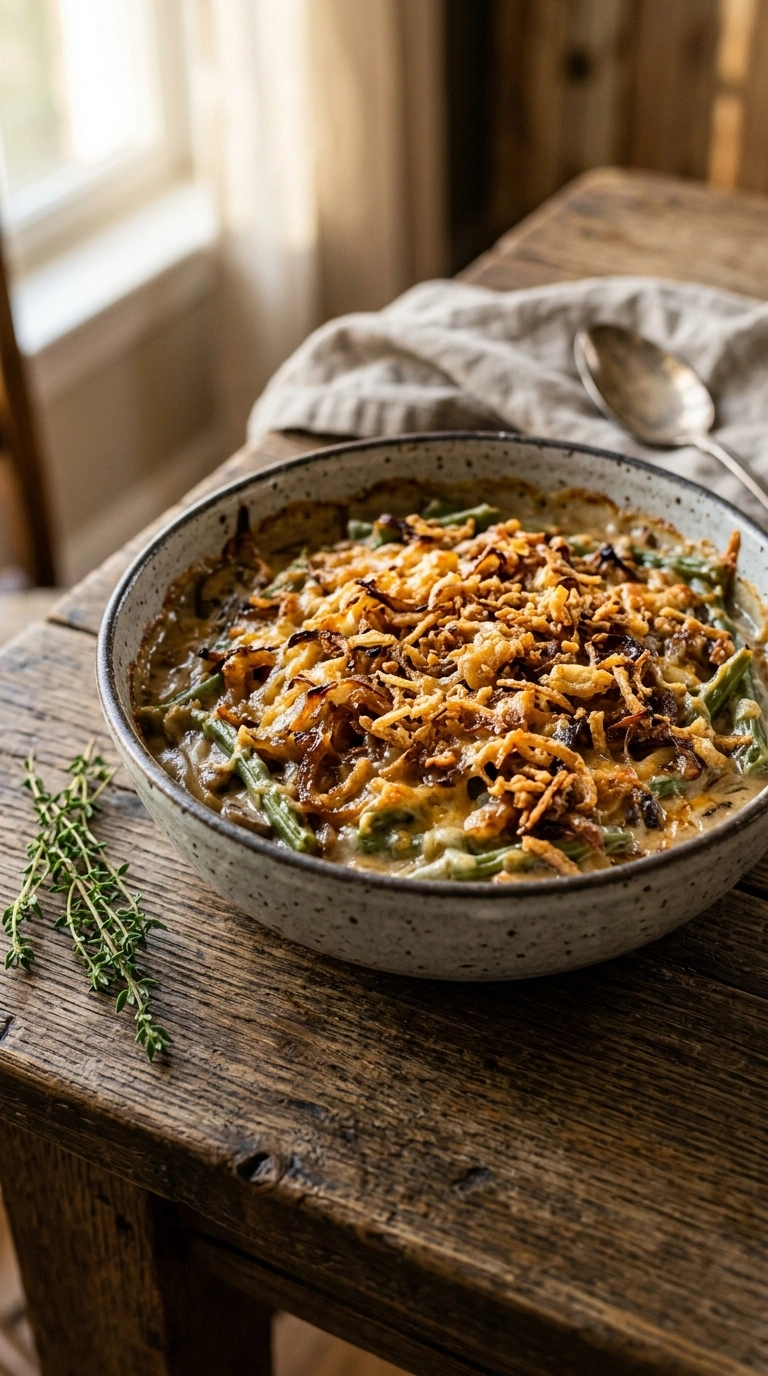 Green Bean Casserole That Disappears Fast at Every Thanksgiving