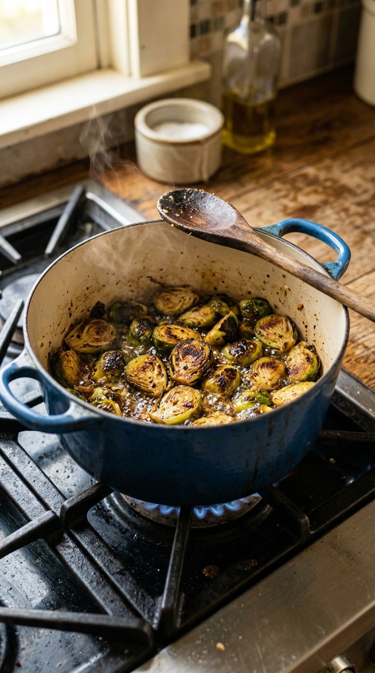 Cooking instructions for thanksgiving roasted brussels sprouts crowd