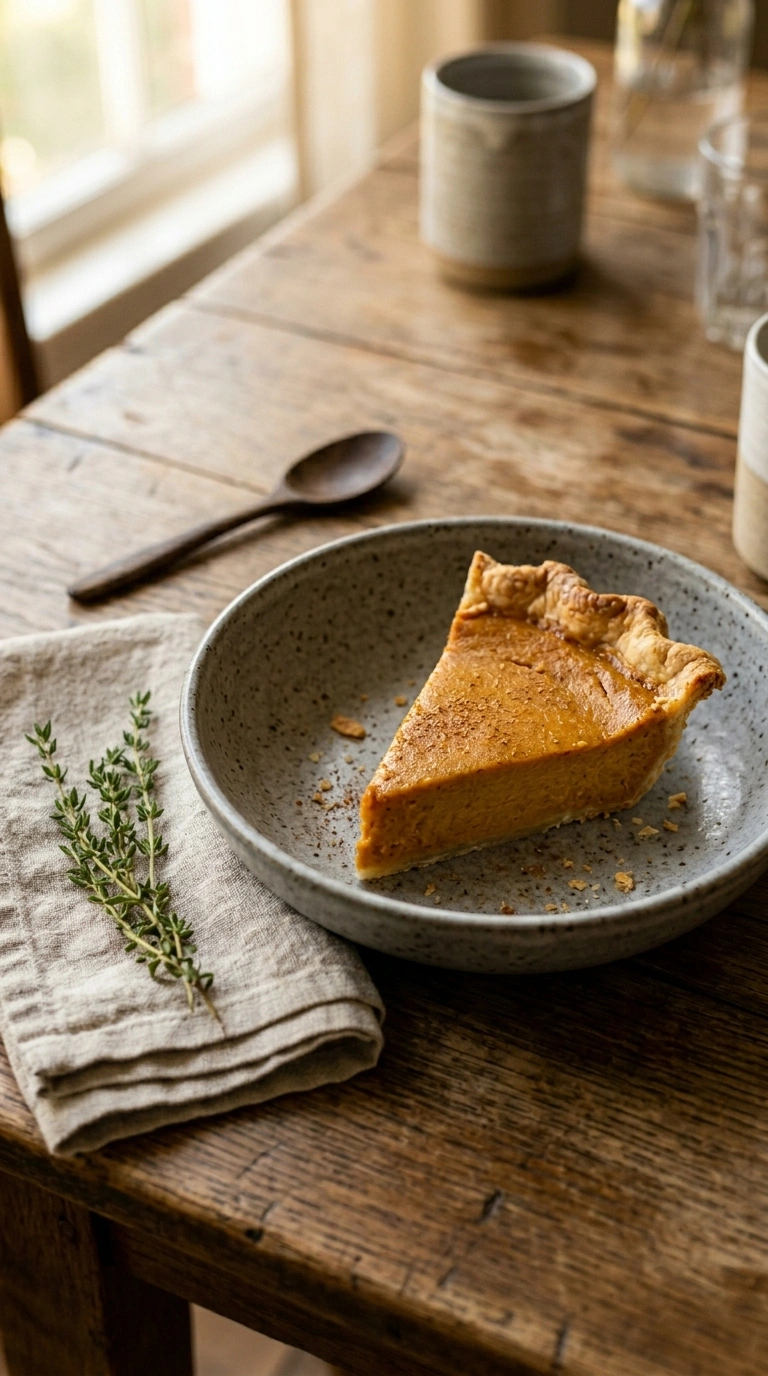 thanksgiving sweet potato pie crowd ready to serve