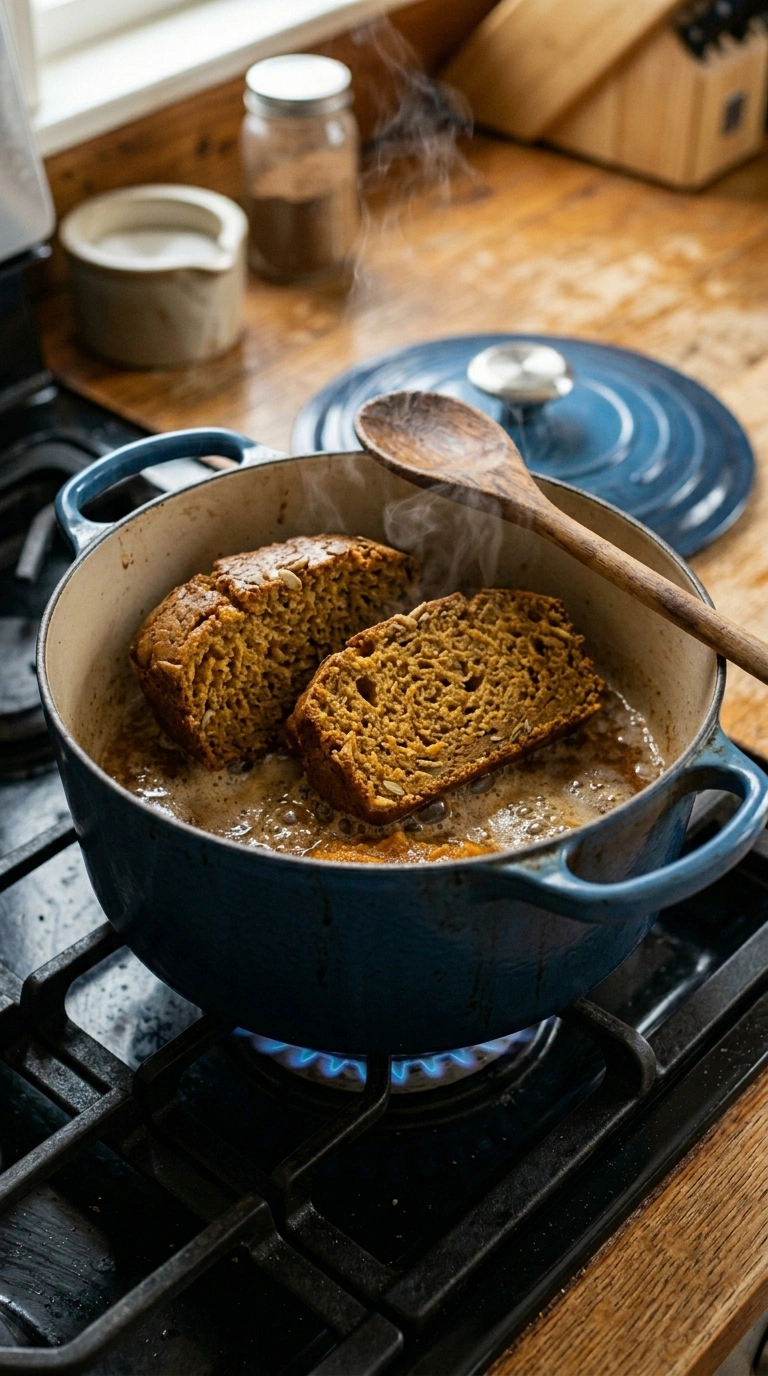 Cooking instructions for fall pumpkin bread crowd
