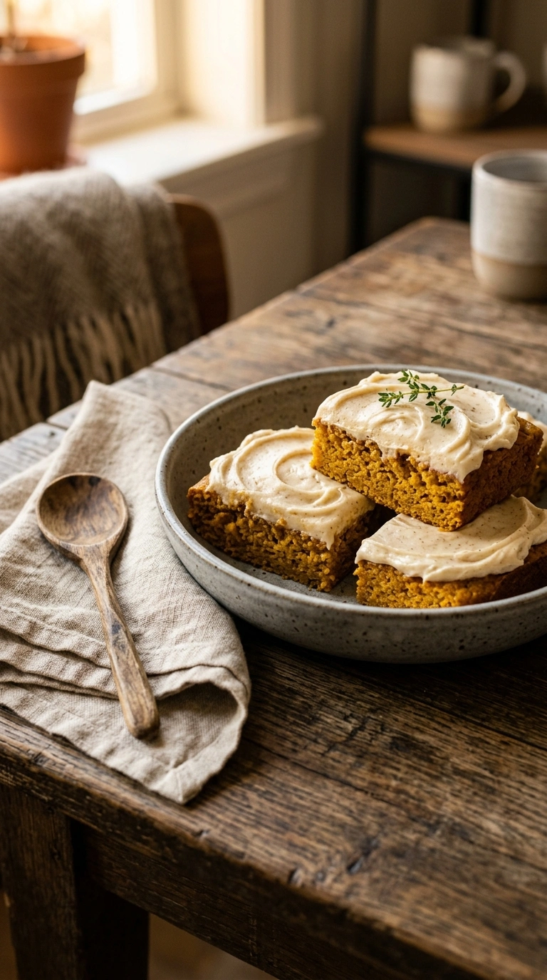 fall pumpkin bars crowd ready to serve