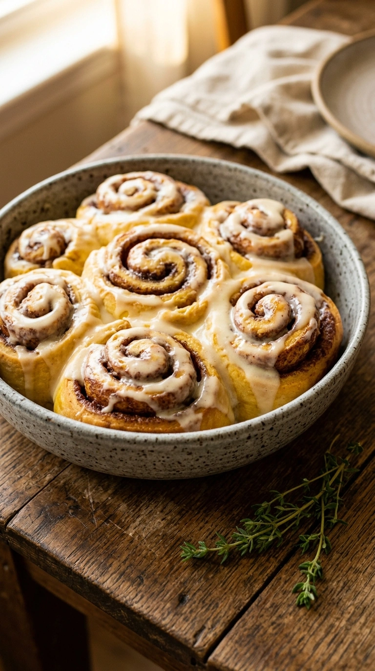 Pumpkin Cinnamon Rolls That Feed a Crowd on Cozy Fall Mornings