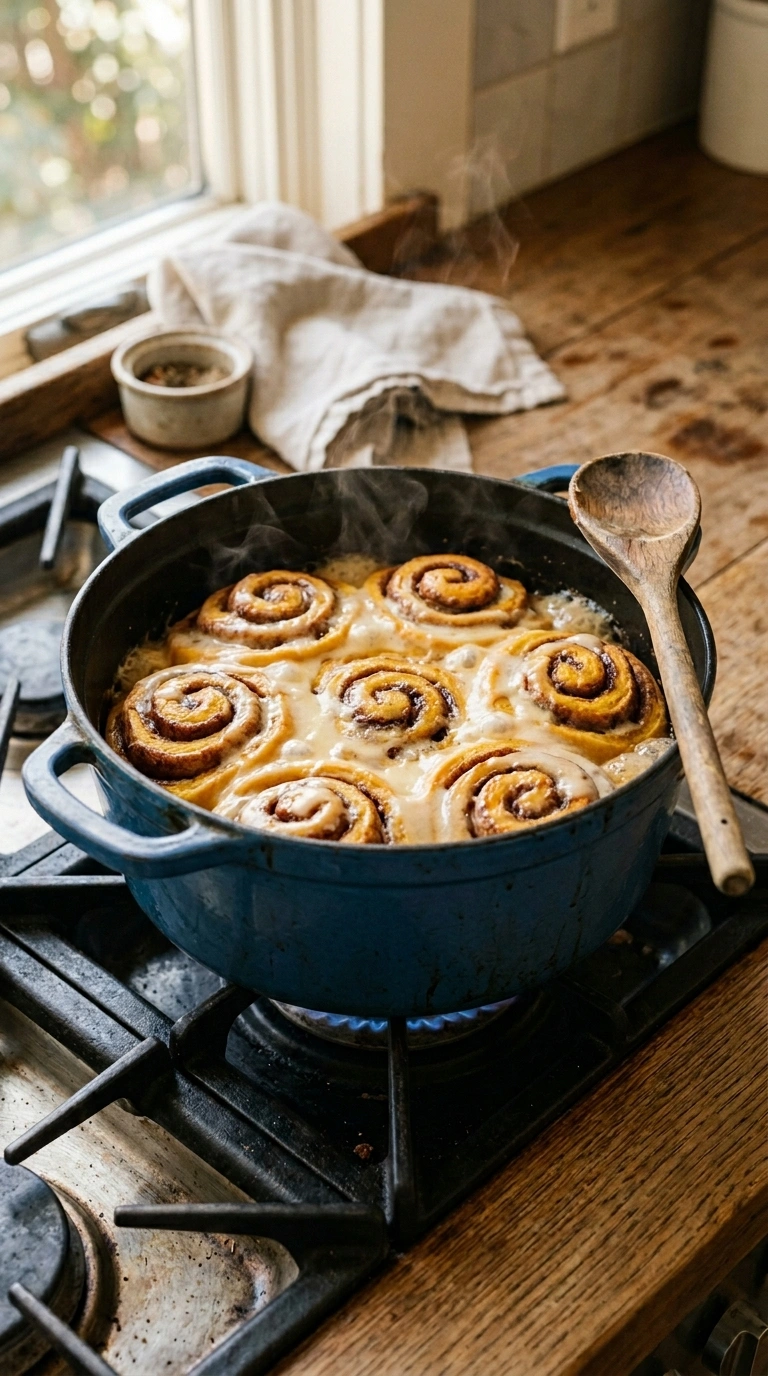 Cooking instructions for fall pumpkin cinnamon rolls crowd