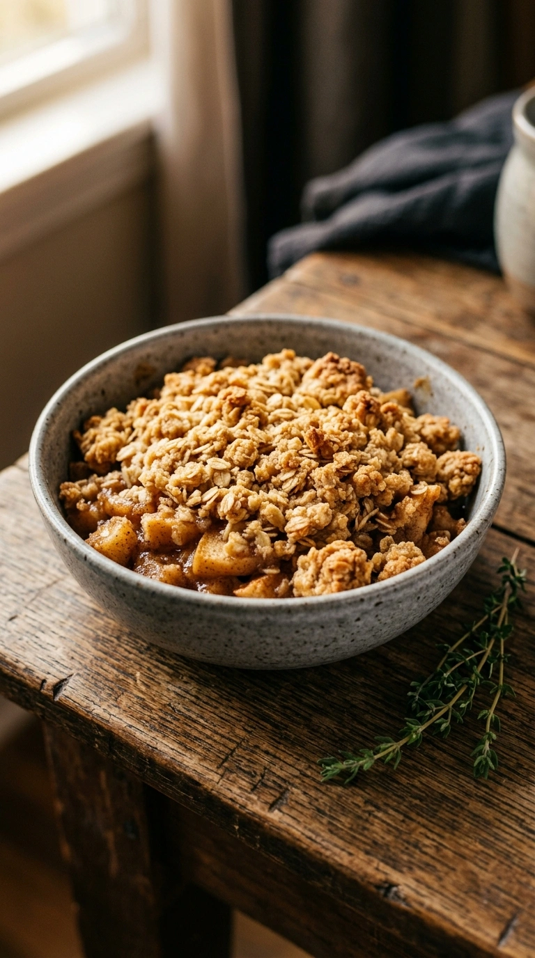 Apple Crisp That Disappears Fast at Every Fall Gathering