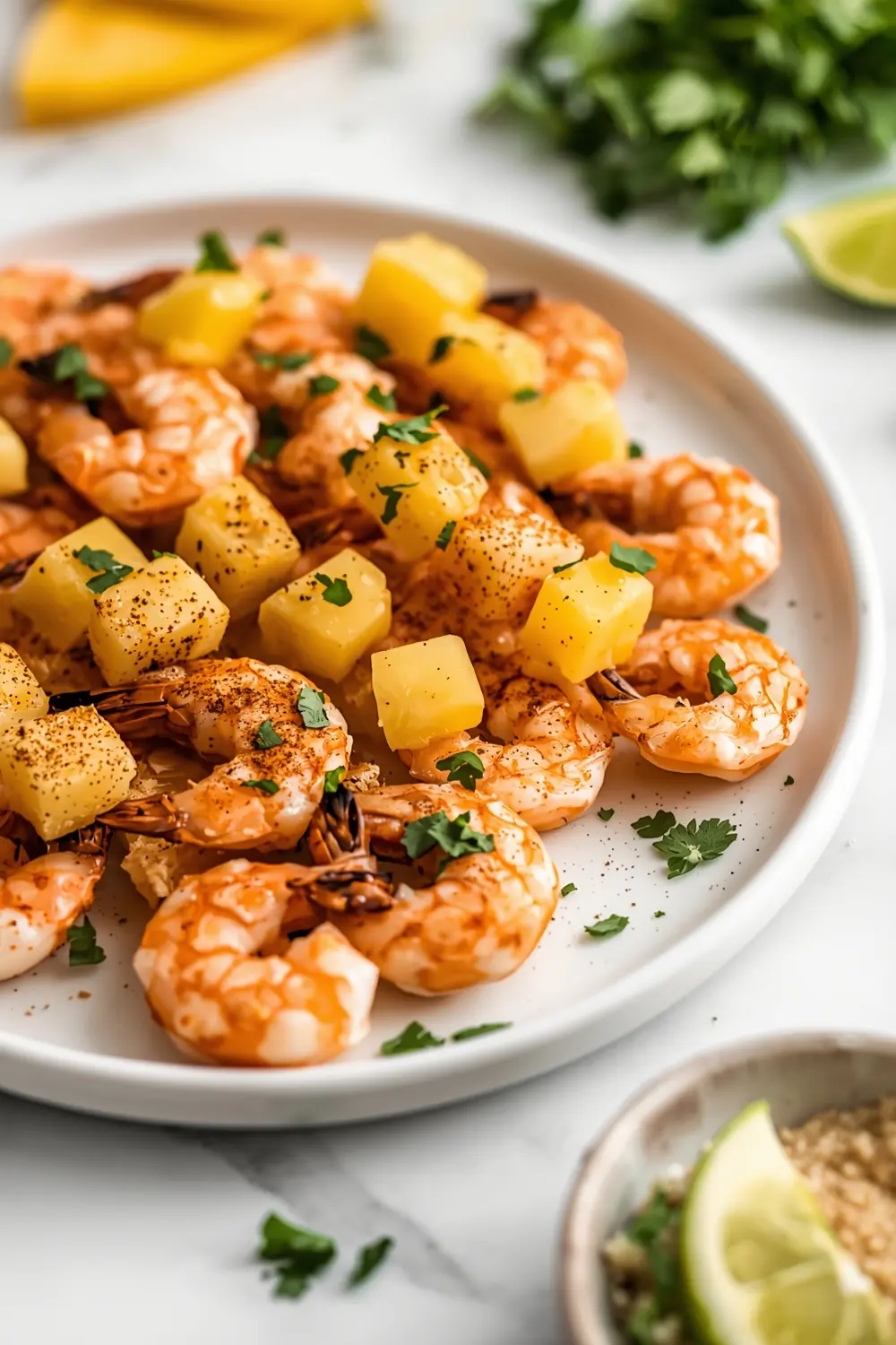 shrimp pineapple skewers crowd summer