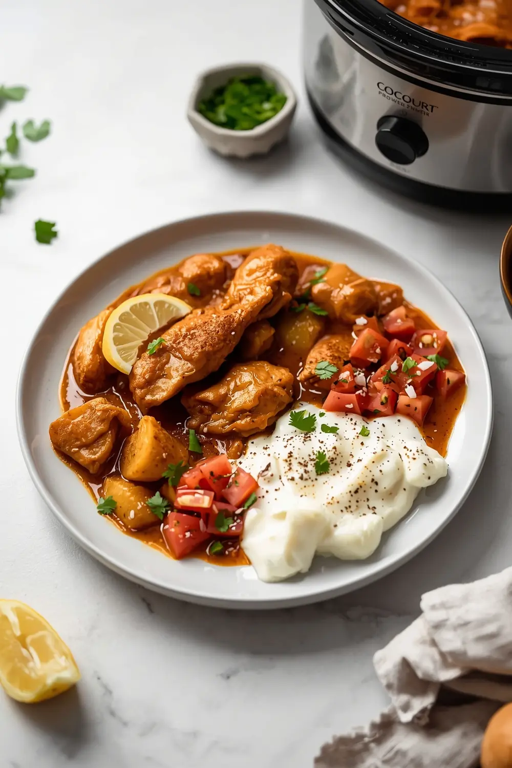 slow cooker chicken curry crowd