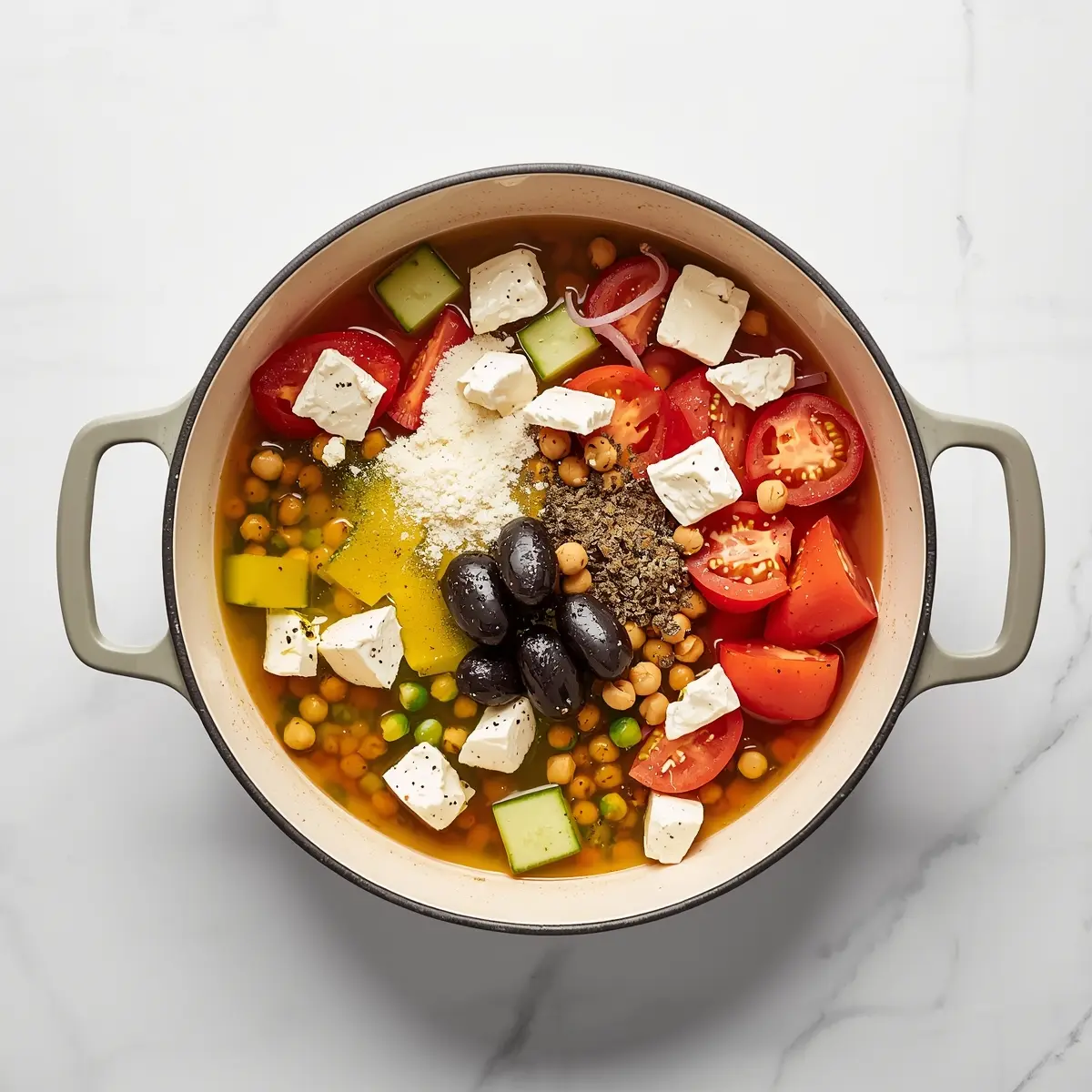 Cooking instructions for summer tomato salad crowd