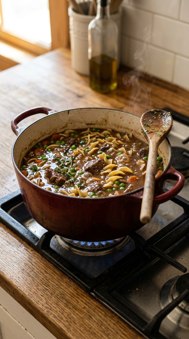 Cooking instructions for saucy ground beef skillet