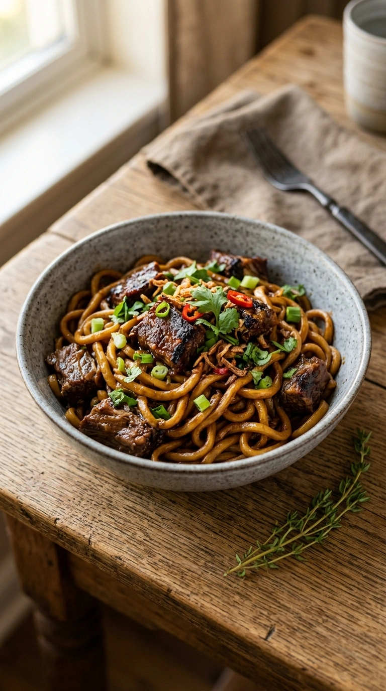 Saucy Beef and Noodles Skillet | 30-Min Crowd Family Dinner