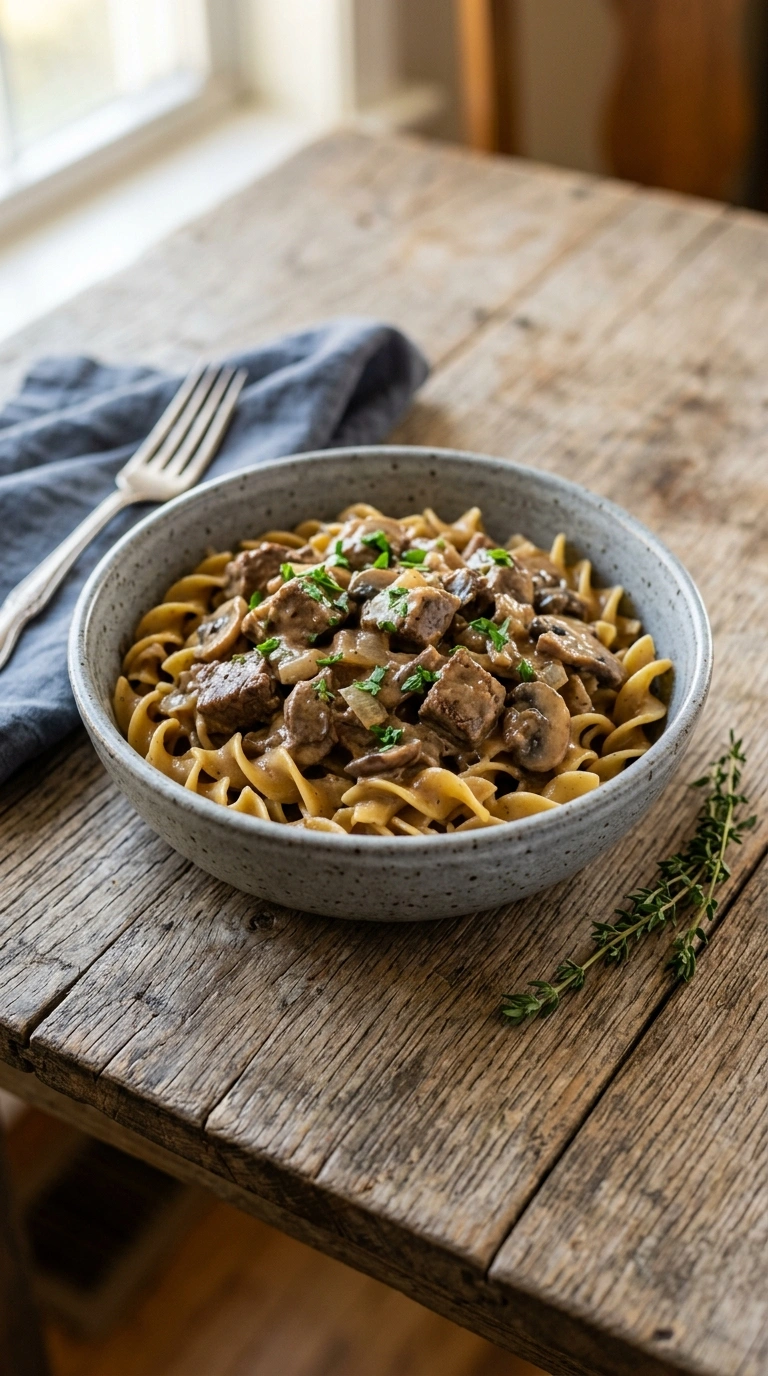Saucy Beef Stroganoff Skillet | 30-Min Crowd Family Dinner