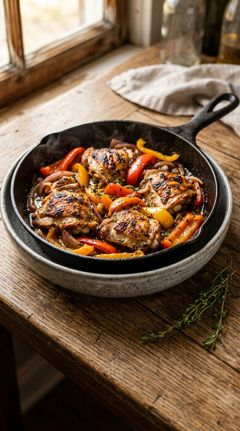 Sizzling Chicken Fajita Skillet | 25-Min Family Crowd Dinner