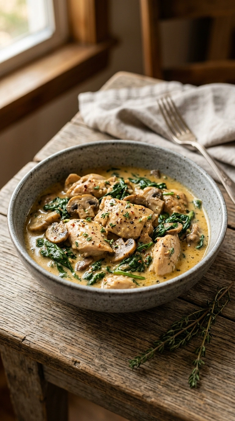 Sizzling Creamy Chicken Skillet | 30-Min Family Crowd Dinner