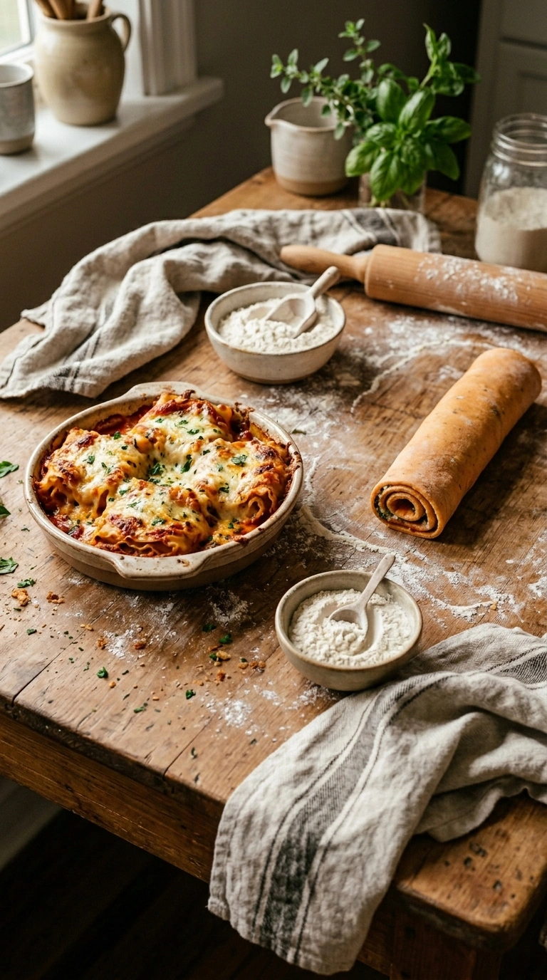 Cooking instructions for cheesy lasagna roll ups crowd